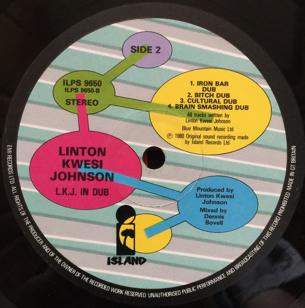 Linton Kwesi Johnson : LKJ In Dub (LP, Album)