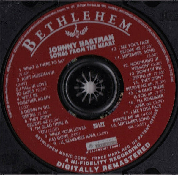 Johnny Hartman ~ Songs From The Heart (Vinyl) - Djungel & Jazz