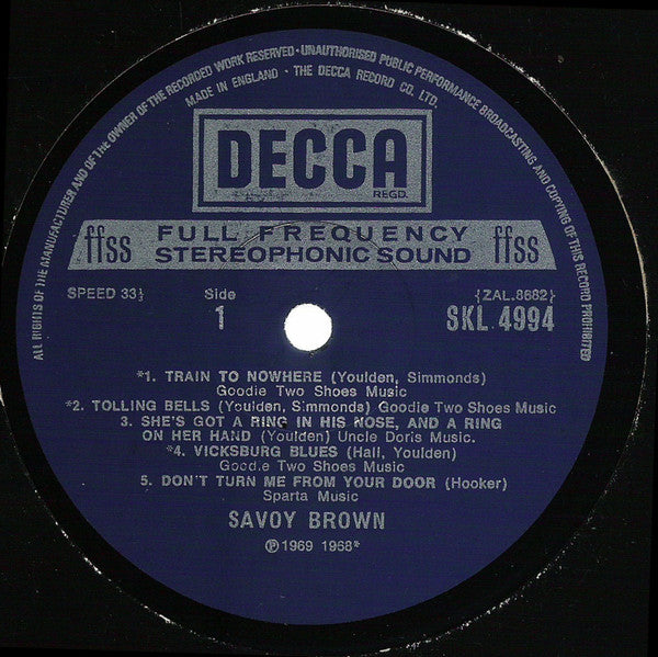 Savoy Brown ~ Blue Matter (Vinyl) - Djungel & Jazz