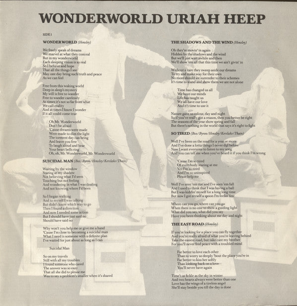 Uriah Heep : Wonderworld (LP, Album)