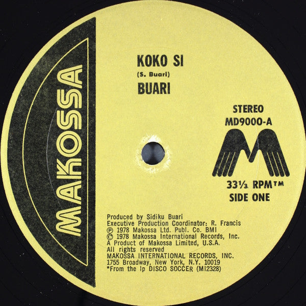 Buari : Koko Si / I'm Ready (12")