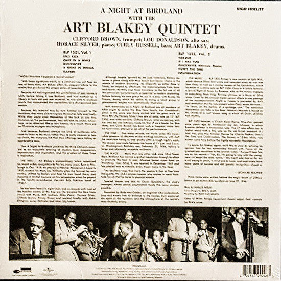 Art Blakey Quintet ~ A Night At Birdland Volume 2 (Vinyl) - Djungel & Jazz