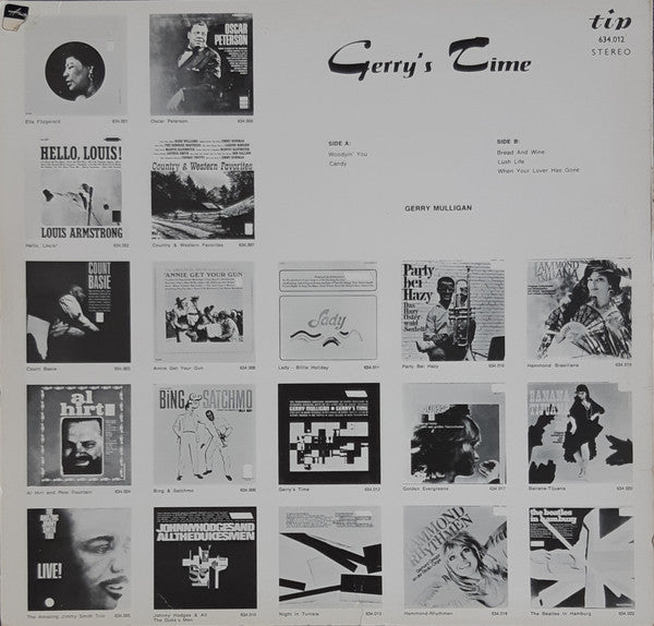 Gerry Mulligan ~ Gerry's Time (Vinyl) - Djungel & Jazz