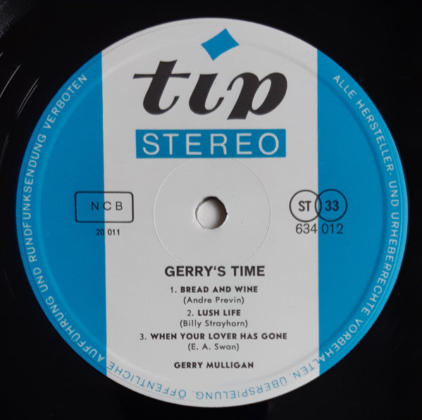 Gerry Mulligan ~ Gerry's Time (Vinyl) - Djungel & Jazz