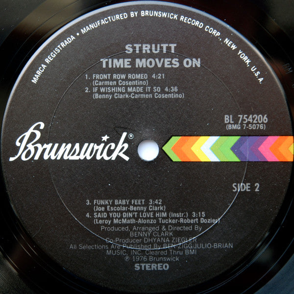 Strutt  ~ Time Moves On (Vinyl) - Djungel & Jazz