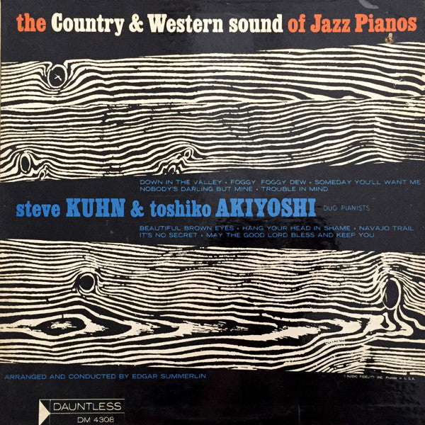 Steve Kuhn & Toshiko Akiyoshi ~ The Country & Western Sound Of Jazz Pianos (Vinyl) - Djungel & Jazz