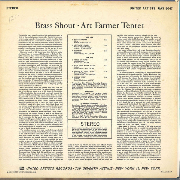 Art Farmer ~ Brass Shout (Vinyl) - Djungel & Jazz