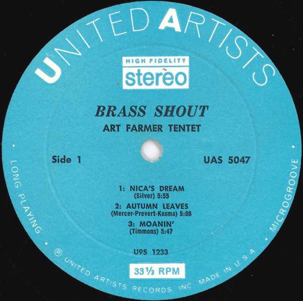 Art Farmer ~ Brass Shout (Vinyl) - Djungel & Jazz