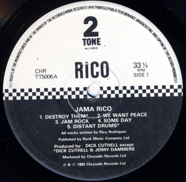 Rico Rodriguez : Jama Rico (LP, Album)