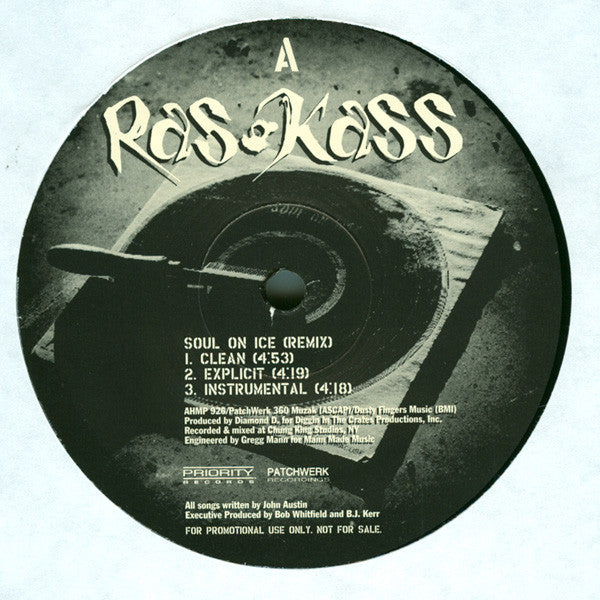 Ras Kass ~ Soul On Ice (Remix) / Marinatin' (Vinyl) - Djungel & Jazz
