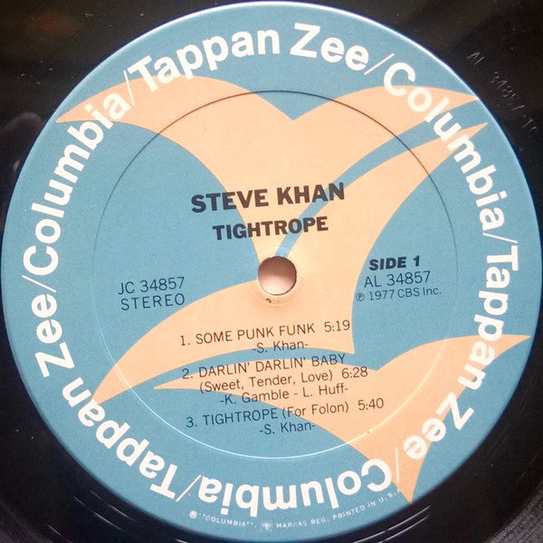 Steve Khan ~ Tightrope (Vinyl) - Djungel & Jazz