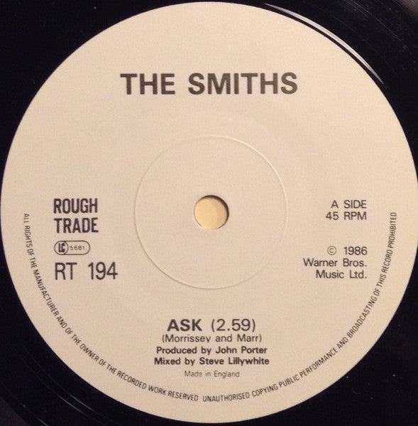 The Smiths ~ Ask (Vinyl) - Djungel & Jazz