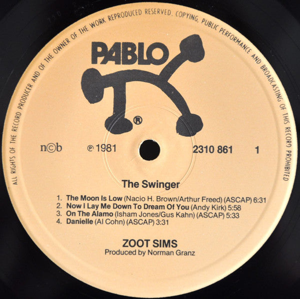 Zoot Sims ~ The Swinger (Vinyl) - Djungel & Jazz