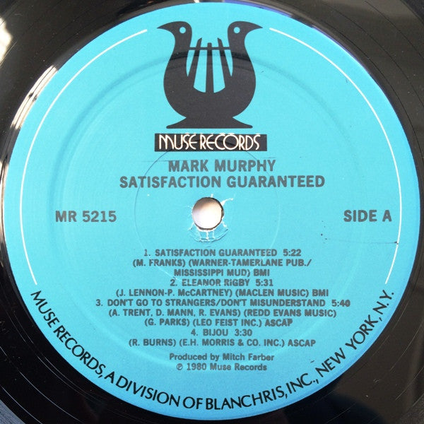 Mark Murphy ~ Satisfaction Guaranteed (Vinyl) - Djungel & Jazz