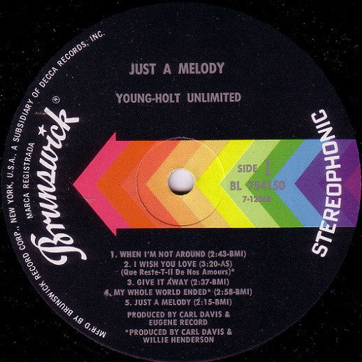 Young-Holt Unlimited ~ Just A Melody (Vinyl) - Djungel & Jazz