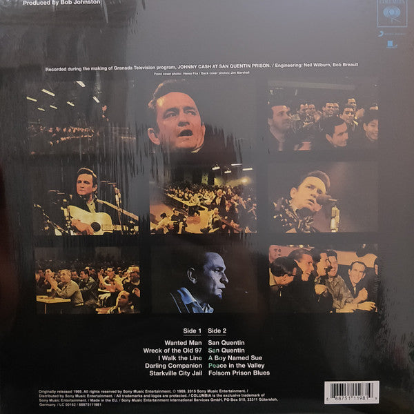 Johnny Cash ~ Johnny Cash At San Quentin (Vinyl) - Djungel & Jazz