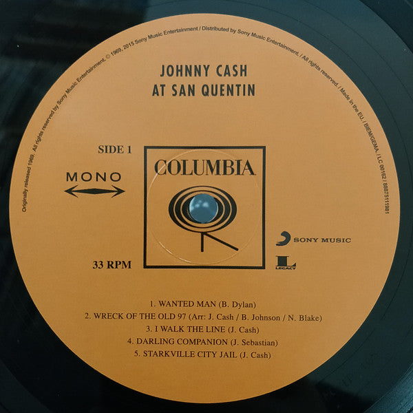 Johnny Cash ~ Johnny Cash At San Quentin (Vinyl) - Djungel & Jazz