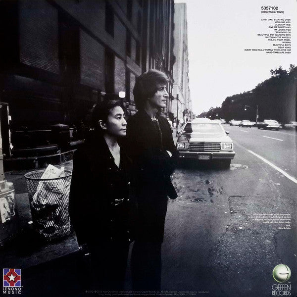 John Lennon & Yoko Ono : Double Fantasy (LP, Album, RE, RM, 180)