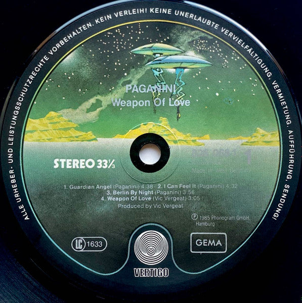 Paganini ~ Weapon Of Love (Vinyl) - Djungel & Jazz