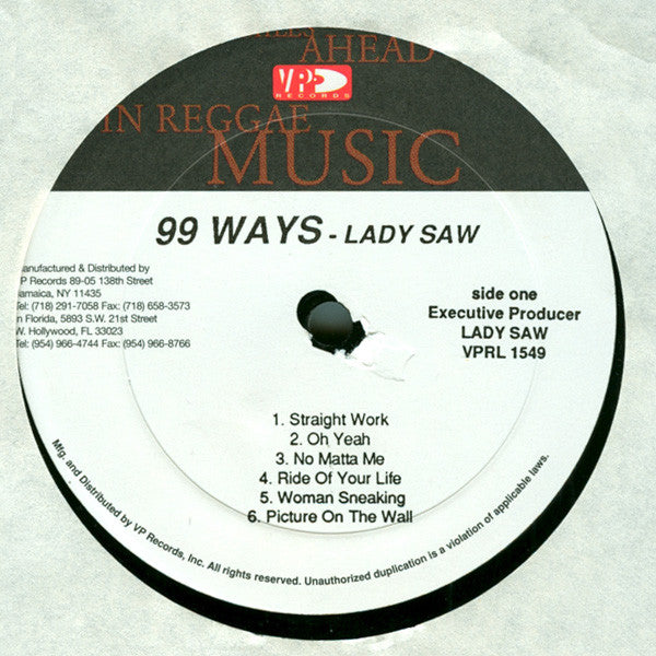 Lady Saw ~ 99 Ways (Vinyl) - Djungel & Jazz