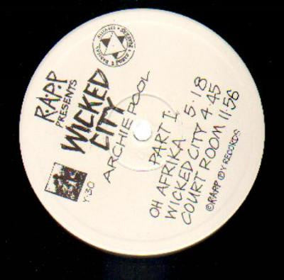 R.A.P.P. : Wicked City (LP)