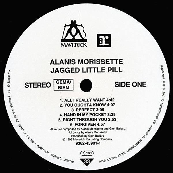 Alanis Morissette ~ Jagged Little Pill (Vinyl) - Djungel & Jazz