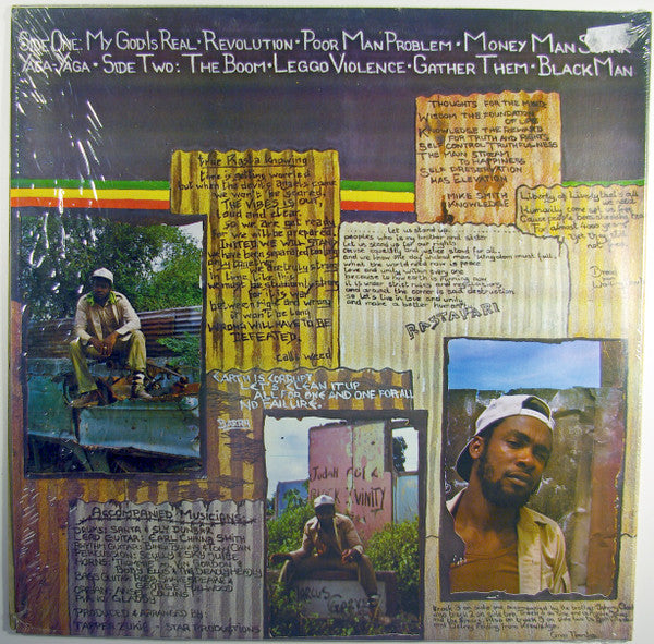 Tapper Zukie : Black Man (LP, Album)