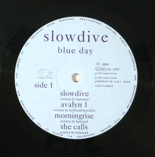 Slowdive ~ Blue Day (Vinyl) - Djungel & Jazz