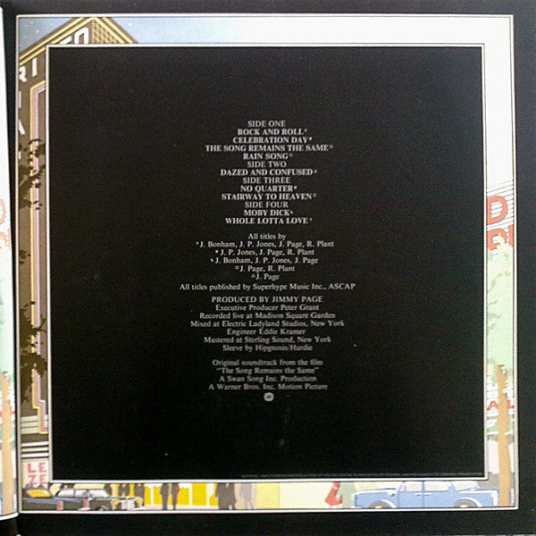 Led Zeppelin ~ The Soundtrack From The Film The Song Remains The Same (Vinyl) - Djungel & Jazz