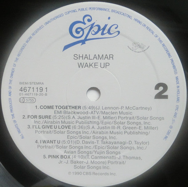 Shalamar ~ Wake Up (Vinyl) - Djungel & Jazz