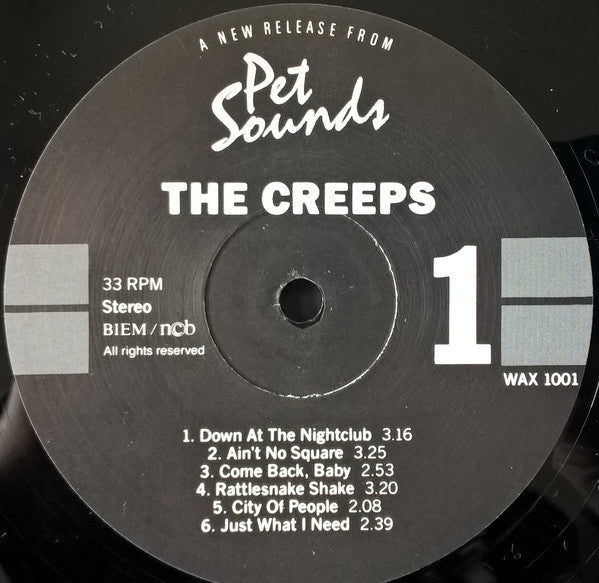 The Creeps ~ Enjoy The Creeps (Vinyl) - Djungel & Jazz