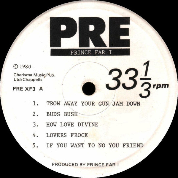 Prince Far I : Showcase In A Suitcase (LP, Album)
