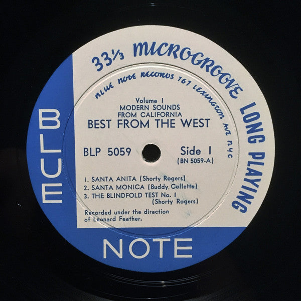 Various ~ Best From The West Vol. 1 • Modern Sounds From California (Vinyl) - Djungel & Jazz