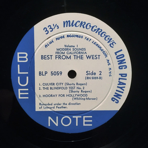 Various ~ Best From The West Vol. 1 • Modern Sounds From California (Vinyl) - Djungel & Jazz