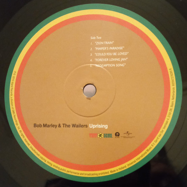 Bob Marley & The Wailers : Uprising (LP, Album, RE, 180)