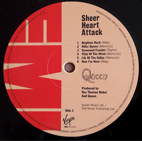 Queen ~ Sheer Heart Attack (Vinyl) - Djungel & Jazz