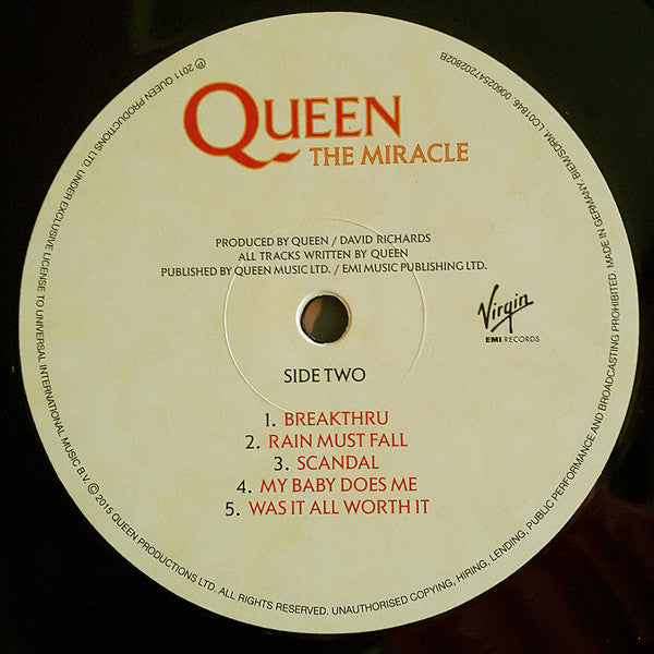 Queen ~ The Miracle (Vinyl) - Djungel & Jazz