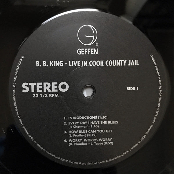 B.B. King ~ Live In Cook County Jail (Vinyl) - Djungel & Jazz