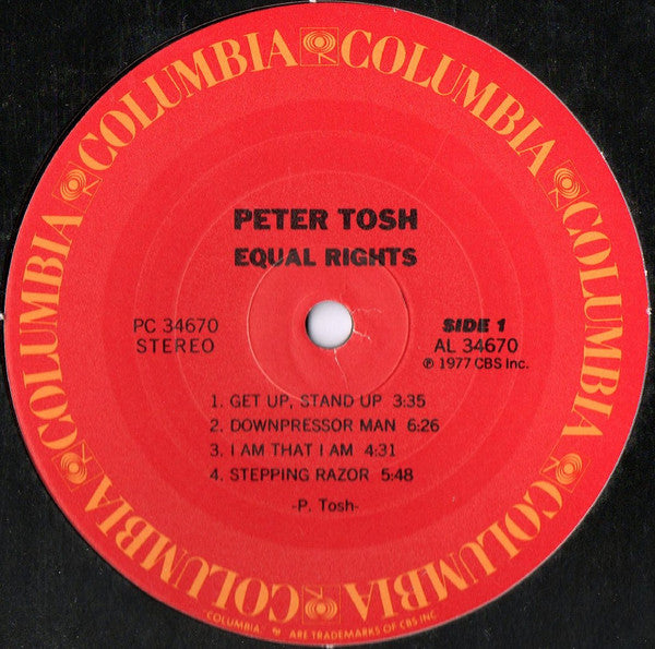 Peter Tosh ~ Equal Rights (Vinyl) - Djungel & Jazz