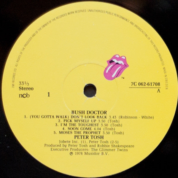 Peter Tosh ~ Bush Doctor (Vinyl) - Djungel & Jazz