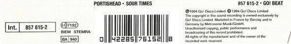 Portishead ~ Sour Times (Vinyl) - Djungel & Jazz