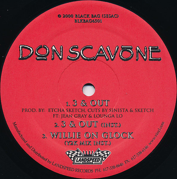 Don Scavone ~ Willie On Glock / 3 & Out (Vinyl) - Djungel & Jazz