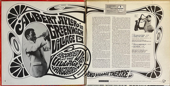 Albert Ayler ~ In Greenwich Village (Vinyl) - Djungel & Jazz