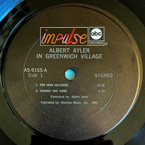 Albert Ayler ~ In Greenwich Village (Vinyl) - Djungel & Jazz