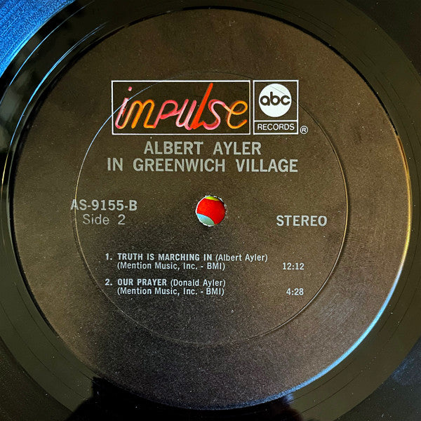 Albert Ayler ~ In Greenwich Village (Vinyl) - Djungel & Jazz