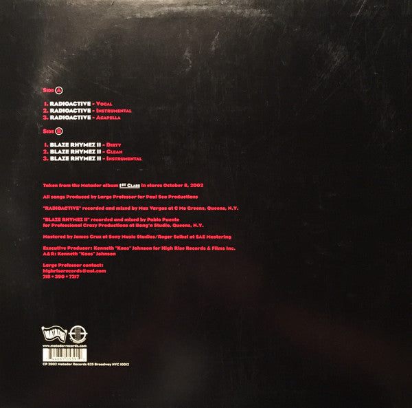 Large Professor ~ Radioactive (Vinyl) - Djungel & Jazz