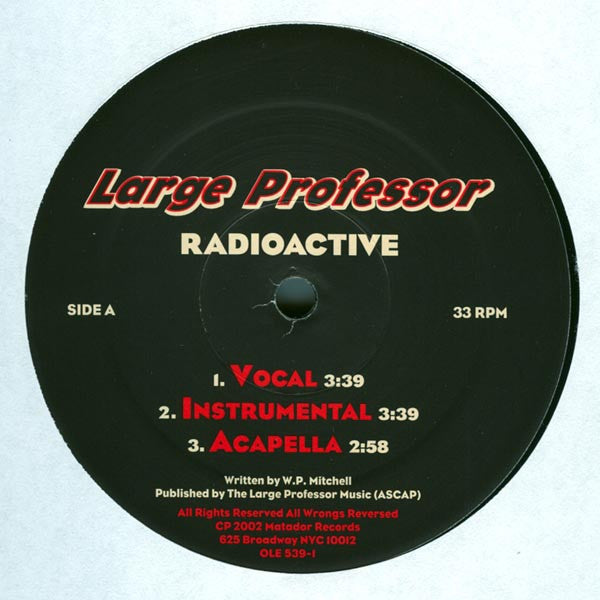 Large Professor ~ Radioactive (Vinyl) - Djungel & Jazz