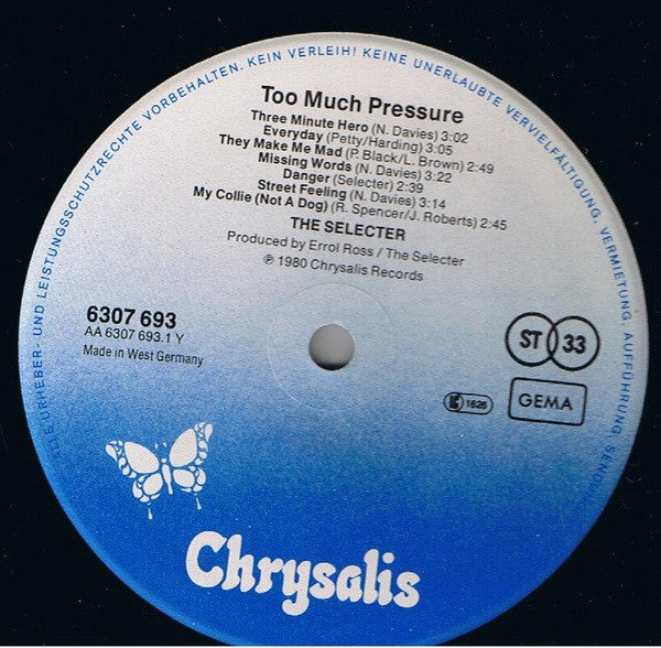 The Selecter ~ Too Much Pressure (Vinyl) - Djungel & Jazz