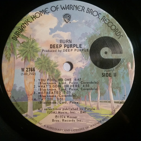 Deep Purple : Burn (LP, Album, Pit)