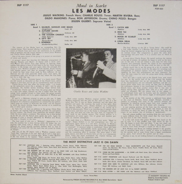 Les Modes ~ Mood In Scarlet (Vinyl) - Djungel & Jazz
